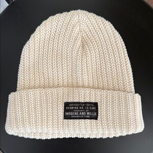 Imogene & Willie Cream Knit Beanie